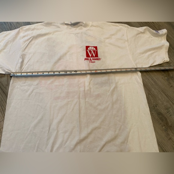 John Wooden T Shirt 1998 Basketball T Shirt Logo Athletic KU UCLA Bruins Size XL - Picture 5 of 6